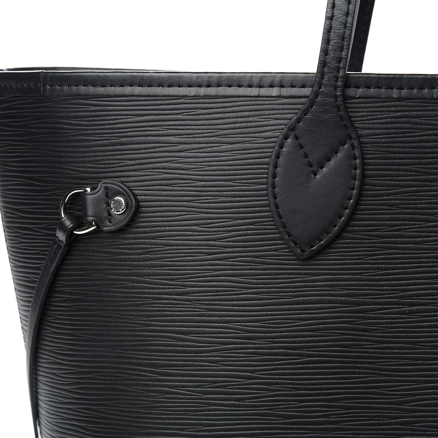 Louis Vuitton Epi Neverfull MM Black 8 of 14