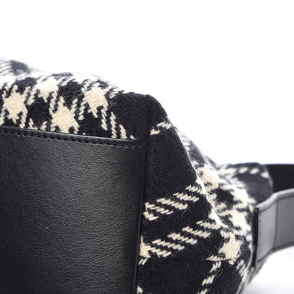 Burberry Wool Plaid Check Small Shoulder Bag Black 11 of 14