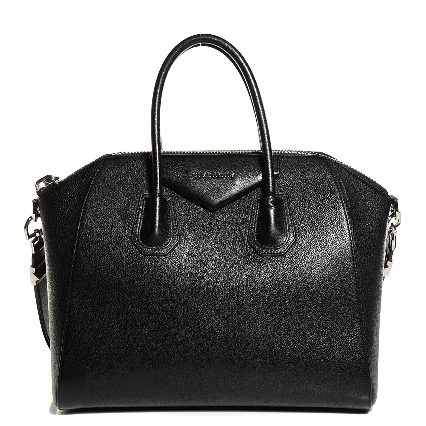 Sugar Goatskin Medium Antigona Black