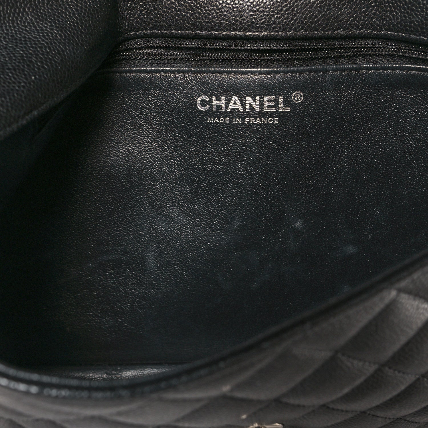 Chanel Caviar Quilted Flap Clutch Black 11 of 11