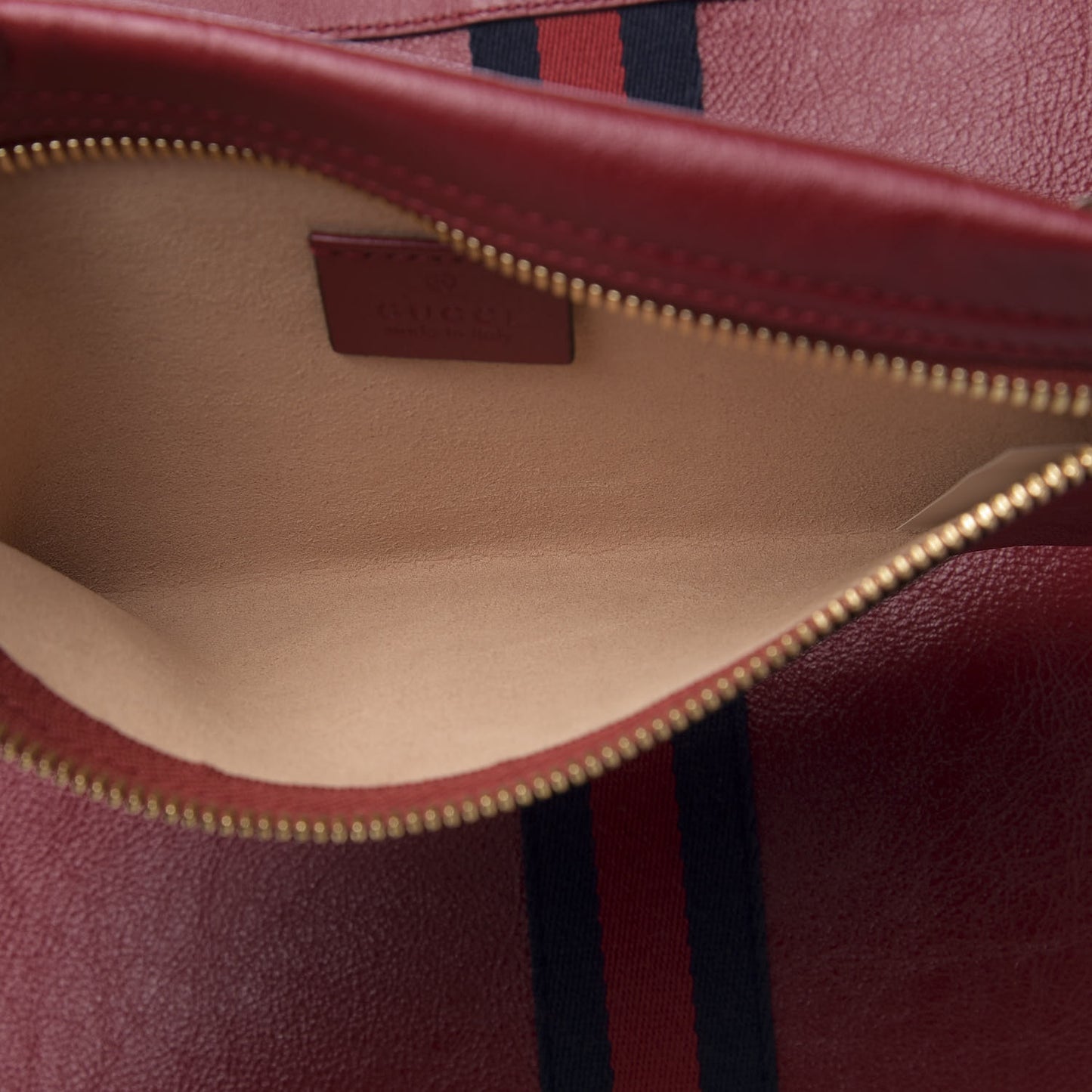 Calfskin Large Rajah Chain Tote Romantic Cherry