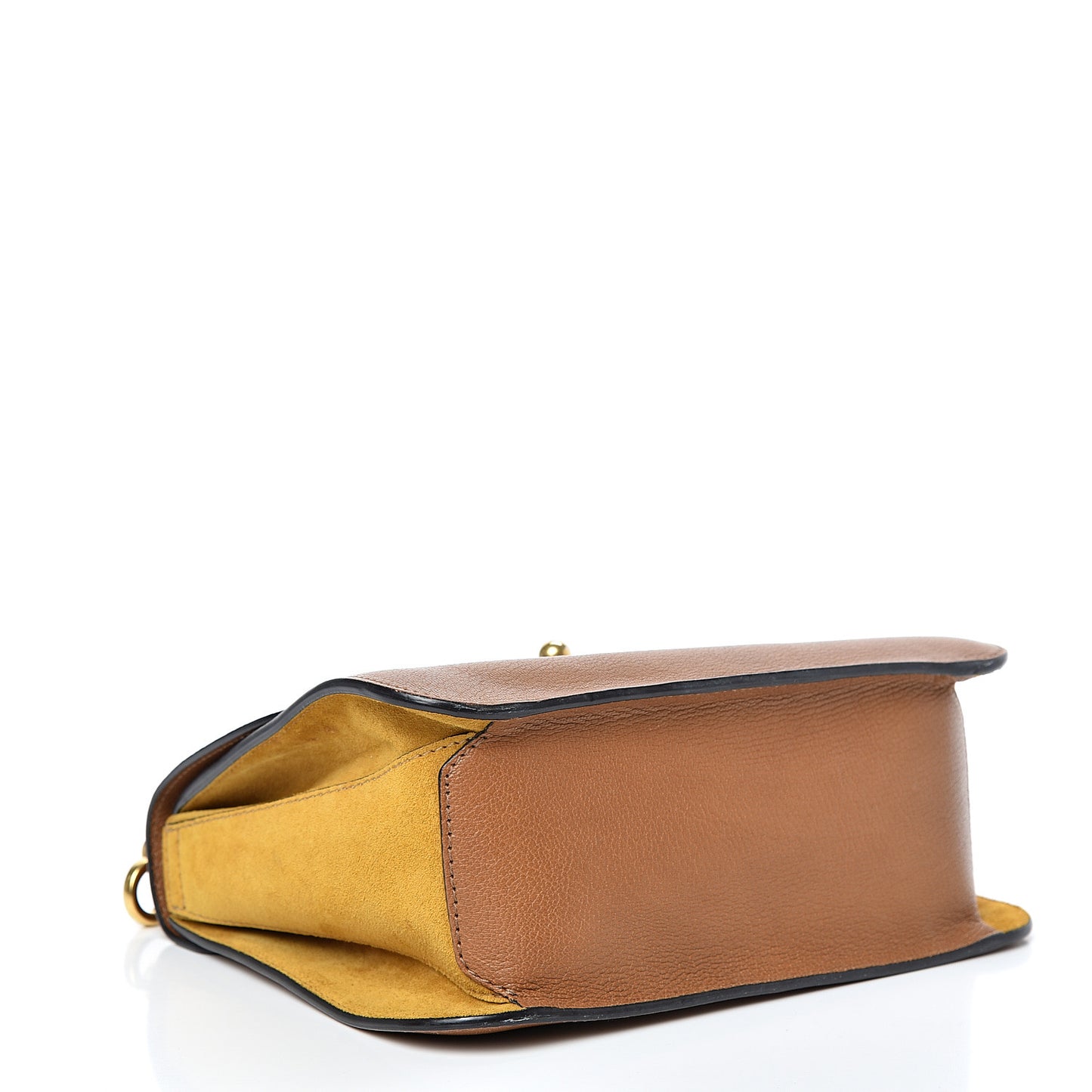 Goatskin Medium Mily Shoulder Bag Caramel