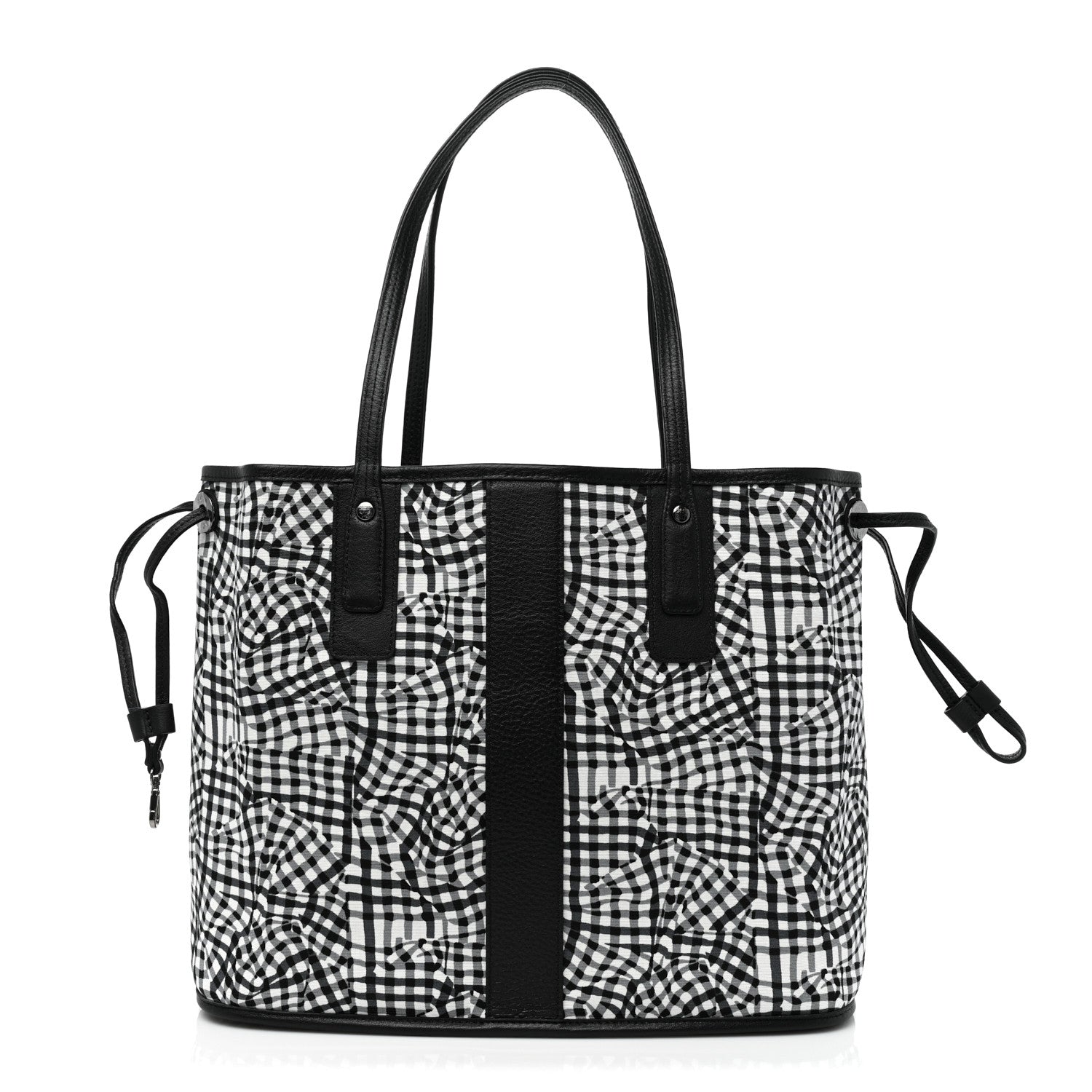 MCM Visetos Medium Liz Reversible Shopper Tote Black 3 of 12