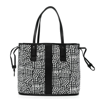 MCM Visetos Medium Liz Reversible Shopper Tote Black 3 of 12
