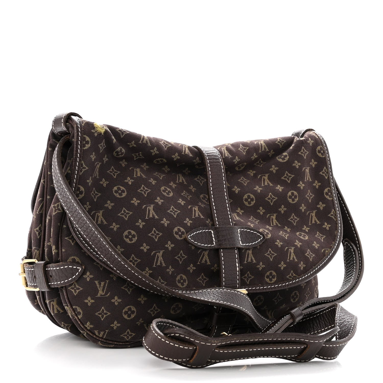 Louis Vuitton Monogram Idylle Saumur MM Fusain 3 of 13