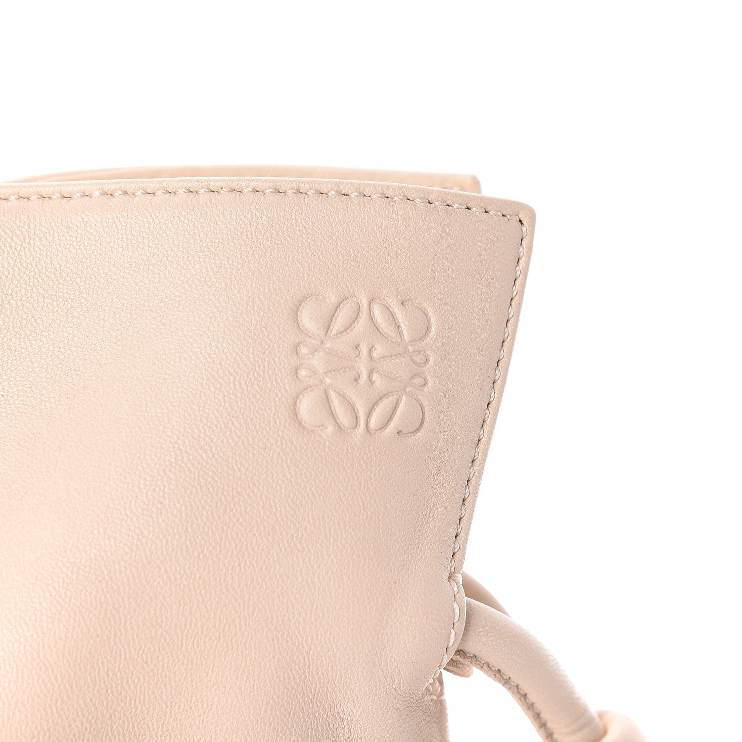 Loewe Calfskin Small Flamenco Knot Bag Ivory 7 of 12
