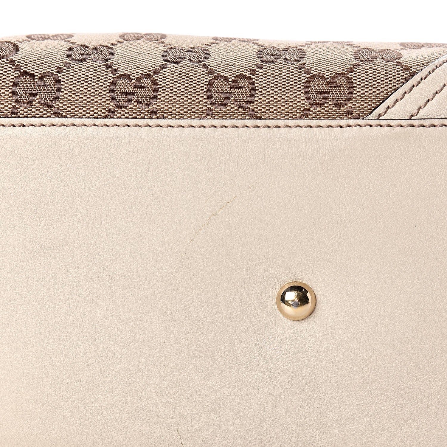 Gucci Monogram Medium New Britt Tote Off White 10 of 11