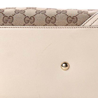 Gucci Monogram Medium New Britt Tote Off White 10 of 11