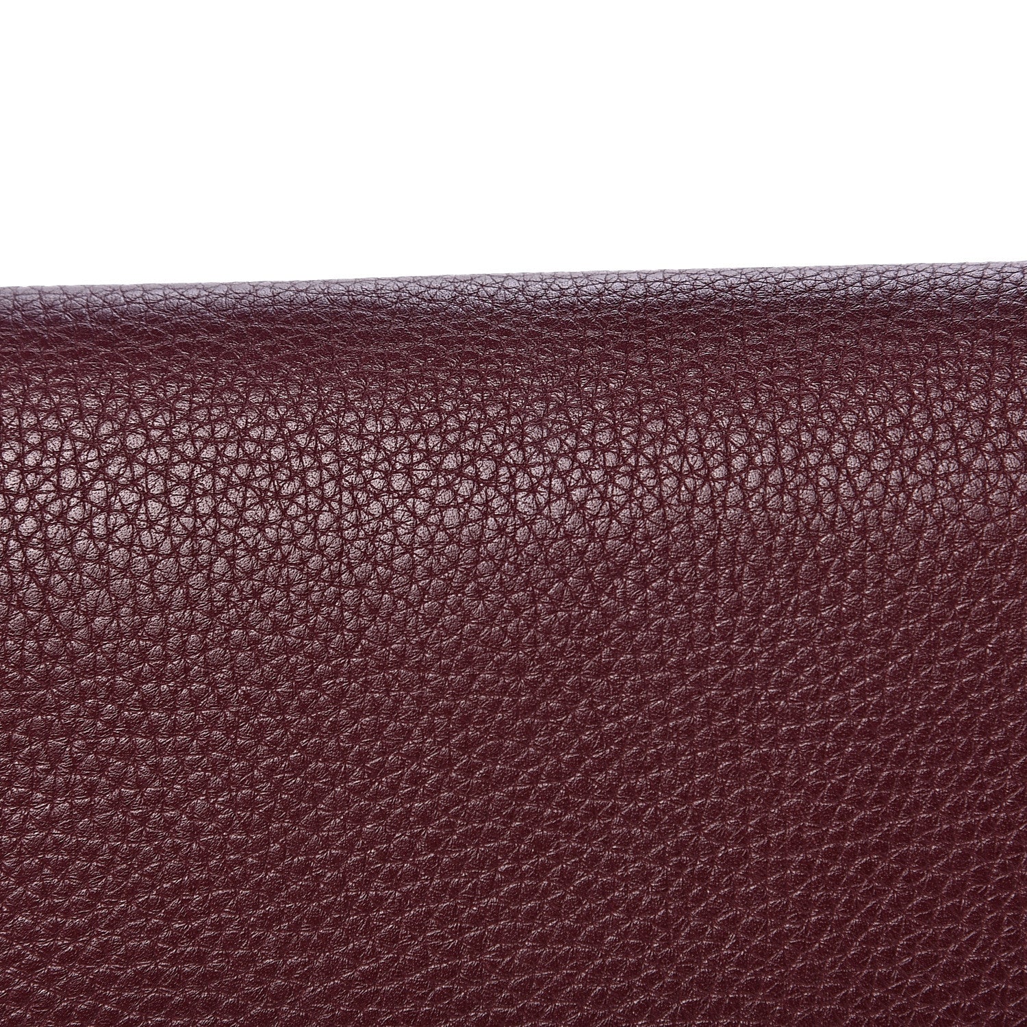 Valentino Garavani Pebbled Calfskin Rockstud Rolling Wristlet Clutch Rubin 11 of 11
