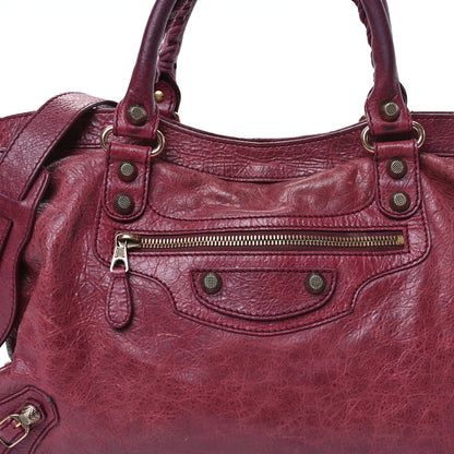 Balenciaga Agneau Giant 12 Rose Gold Hardware City Cassis 10 of 17