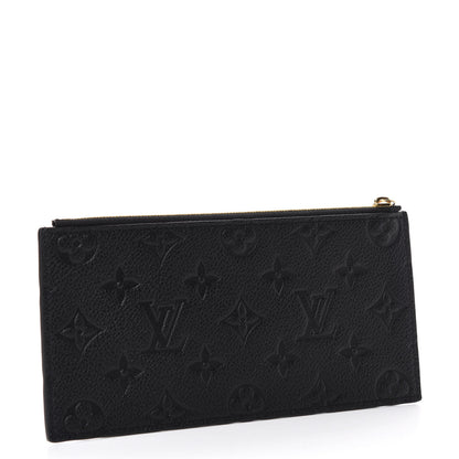 Louis Vuitton Empreinte Felicie Chain Wallet Zippered Insert Black 3 of 6