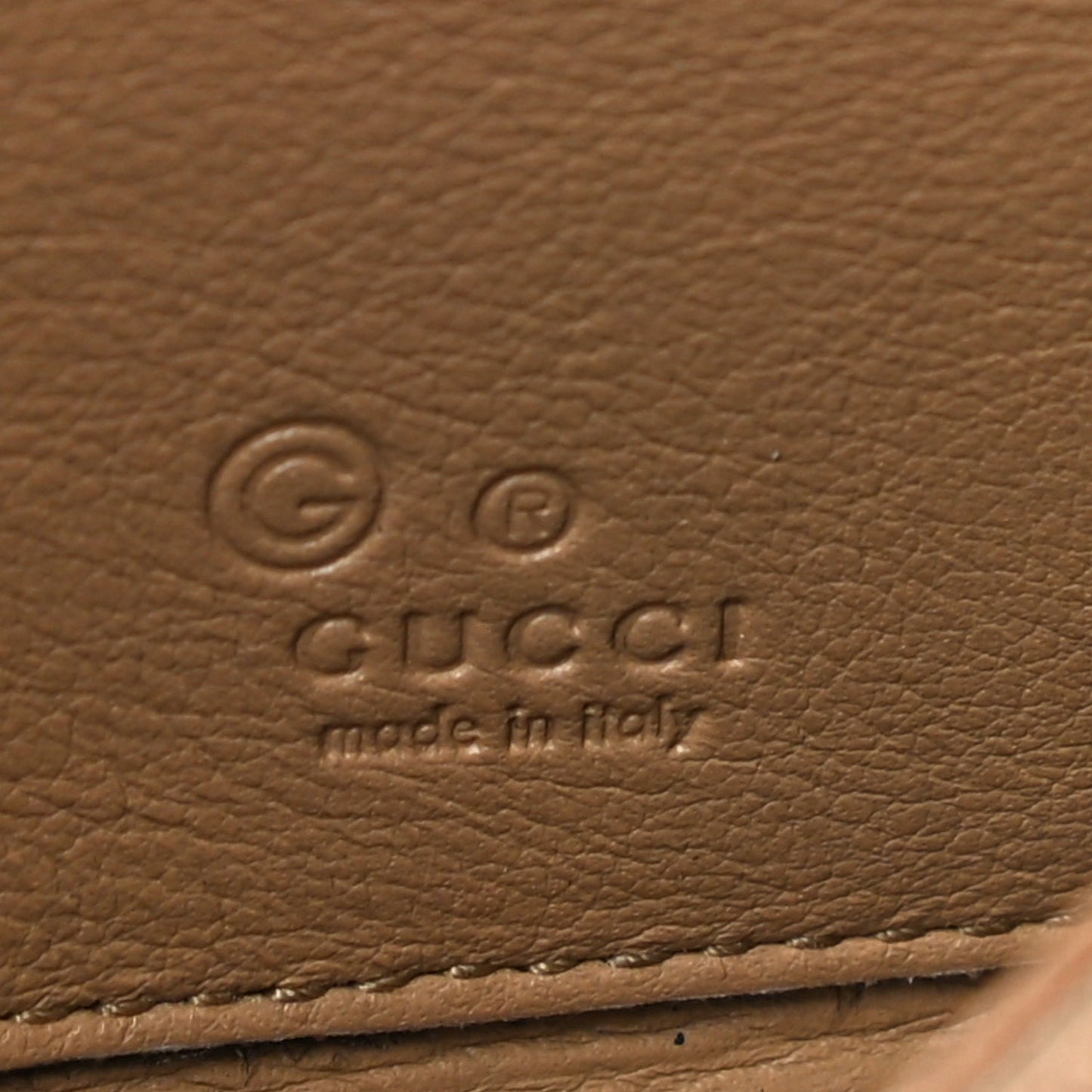 Calfskin Monogram Zip Around Wallet Tan