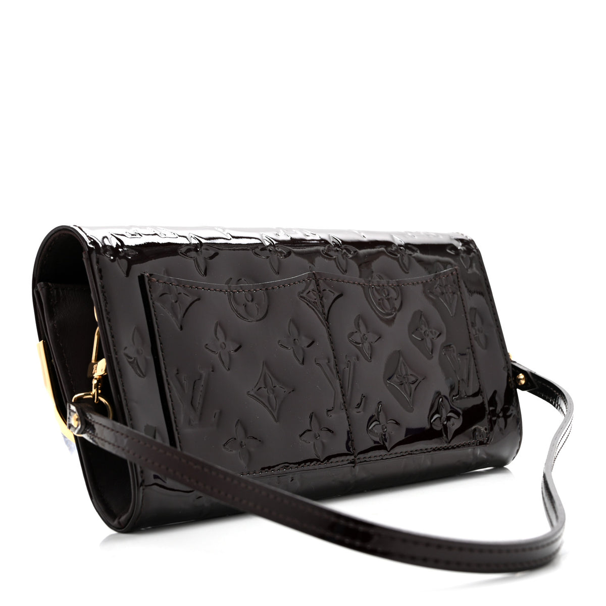 Louis Vuitton Vernis Rossmore MM Amarante 3 of 10