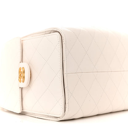 Chanel Caviar Quilted Small Chanel 25 Handbag White 9 of 14