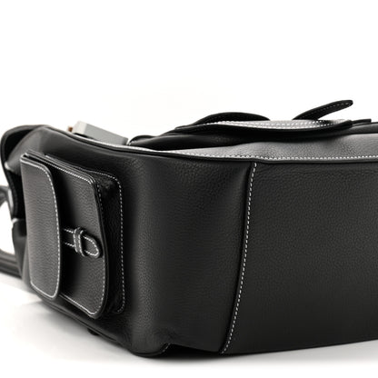 Christian Dior Grained Calfskin Maxi Gallop Backpack Black 9 of 10