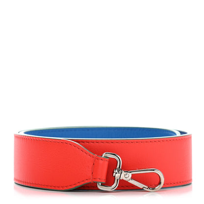 Fendi Vitello Dolce Bi-Color Strap You Papavero Blue Royal 1 of 5