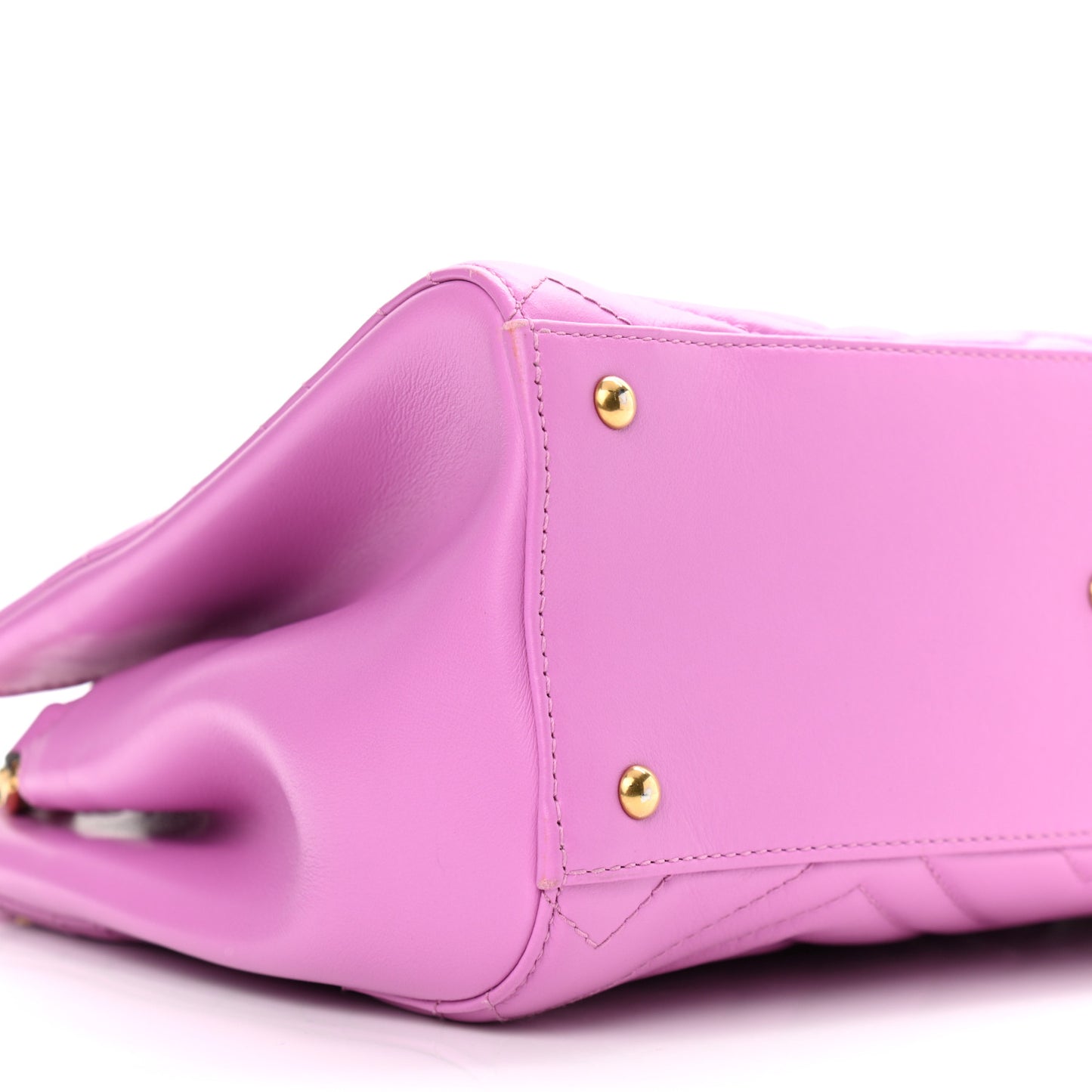 Calfskin Matelasse Small GG Marmont Tote Candy Mousse