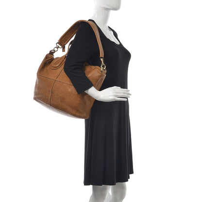 Givenchy Wrinkled Lambskin Medium Nightingale Tan 2 of 17
