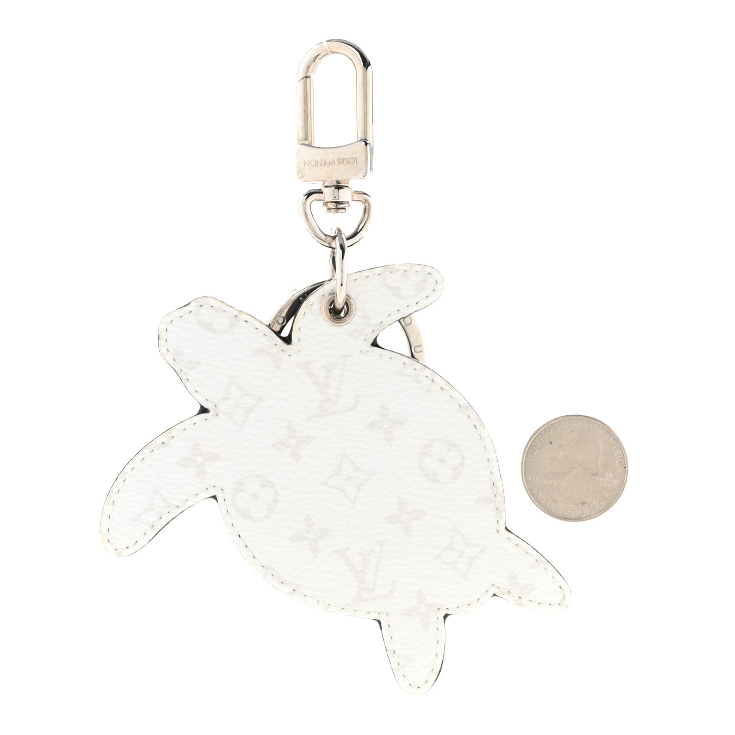 Louis Vuitton Monogram Turtle Bag Charm Key Holder Green 2 of 5