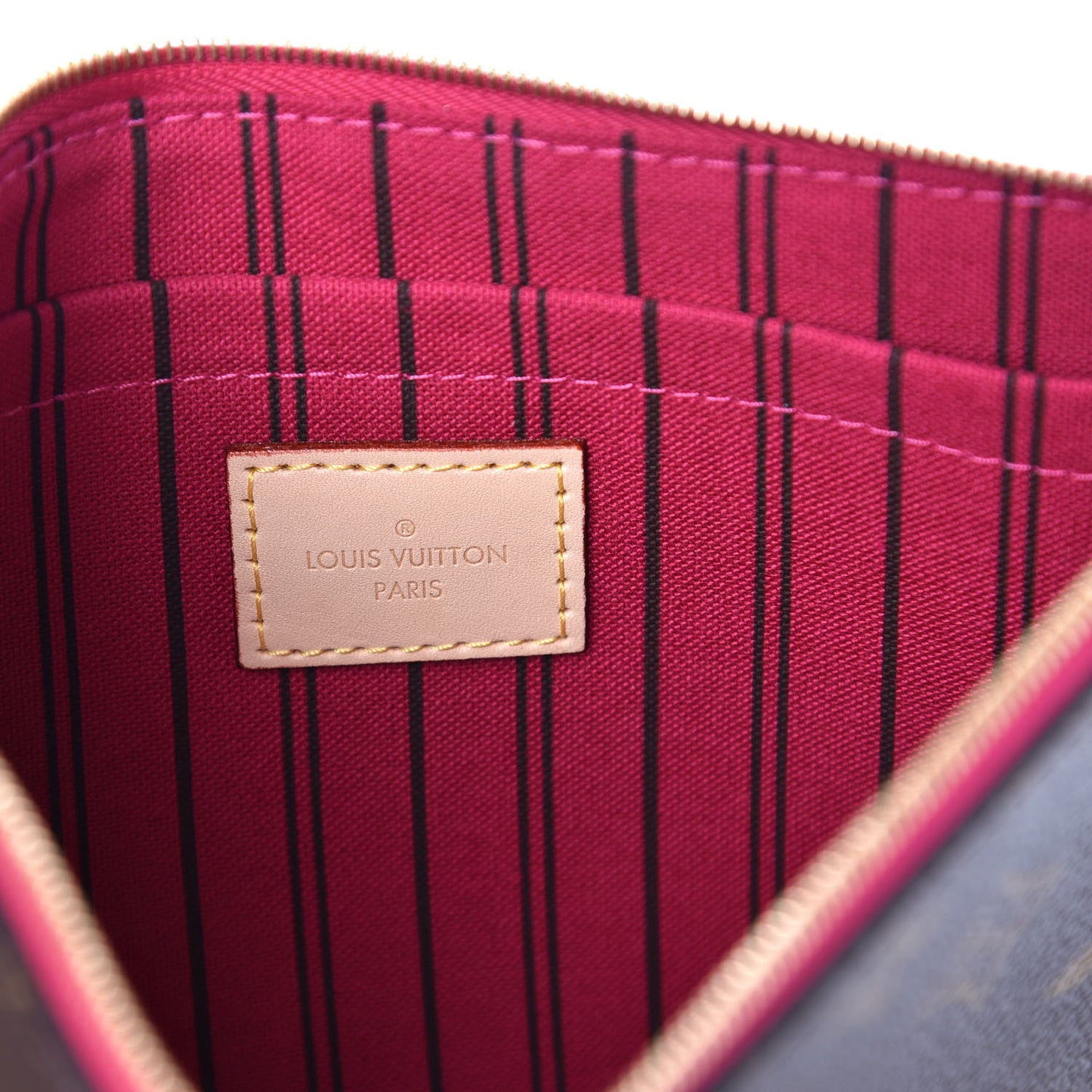 Monogram Neverfull MM GM Pochette Pivoine