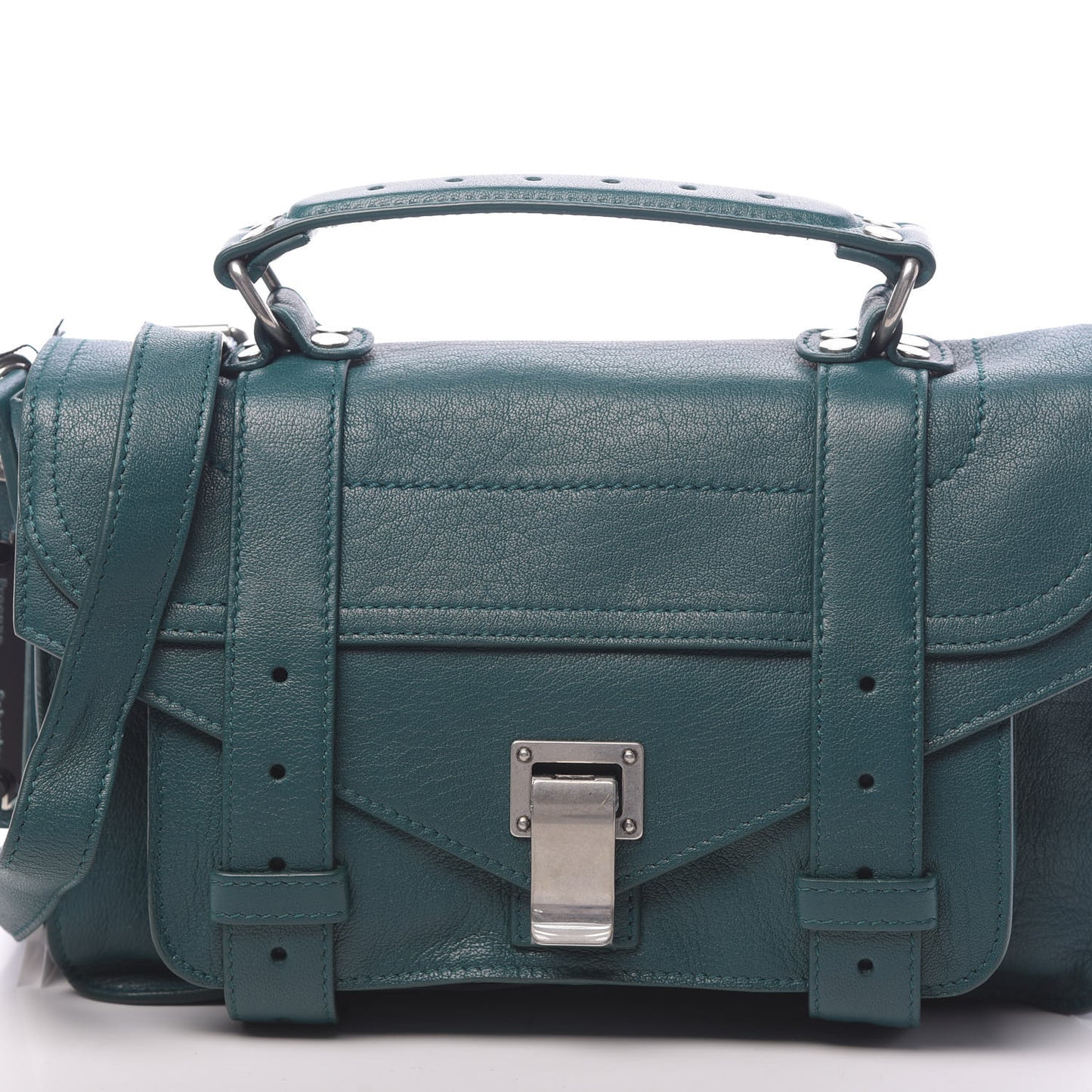 Lambskin Tiny PS1 Satchel Dark Teal