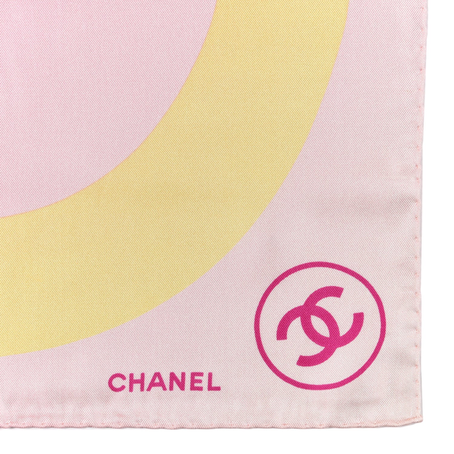 Chanel Silk CC Logo Square Scarf Multicolor 2 of 3