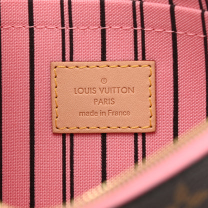 Louis Vuitton Monogram Neverfull MM GM Pochette Sugar Pink 6 of 8