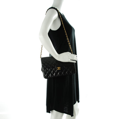 Chanel Lambskin Quilted Small Single Flap Black 2 of 8