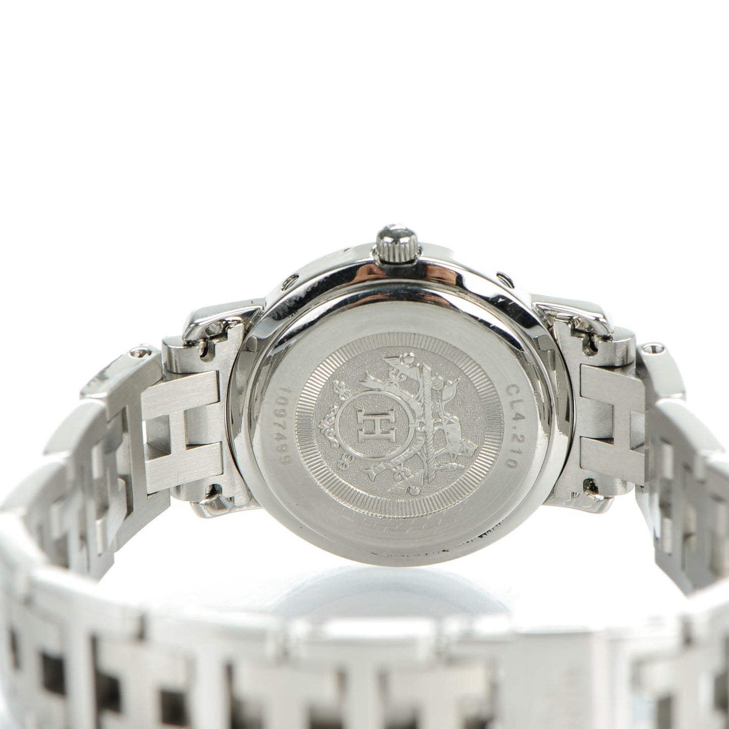 Stainless Steel 24mm Clipper Quartz Watch White