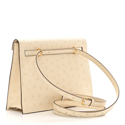 Hermes Ostrich Kelly Danse II Belt Bag Nata 3 of 13