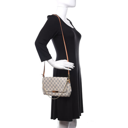 Louis Vuitton Damier Azur Favorite MM 2 of 15