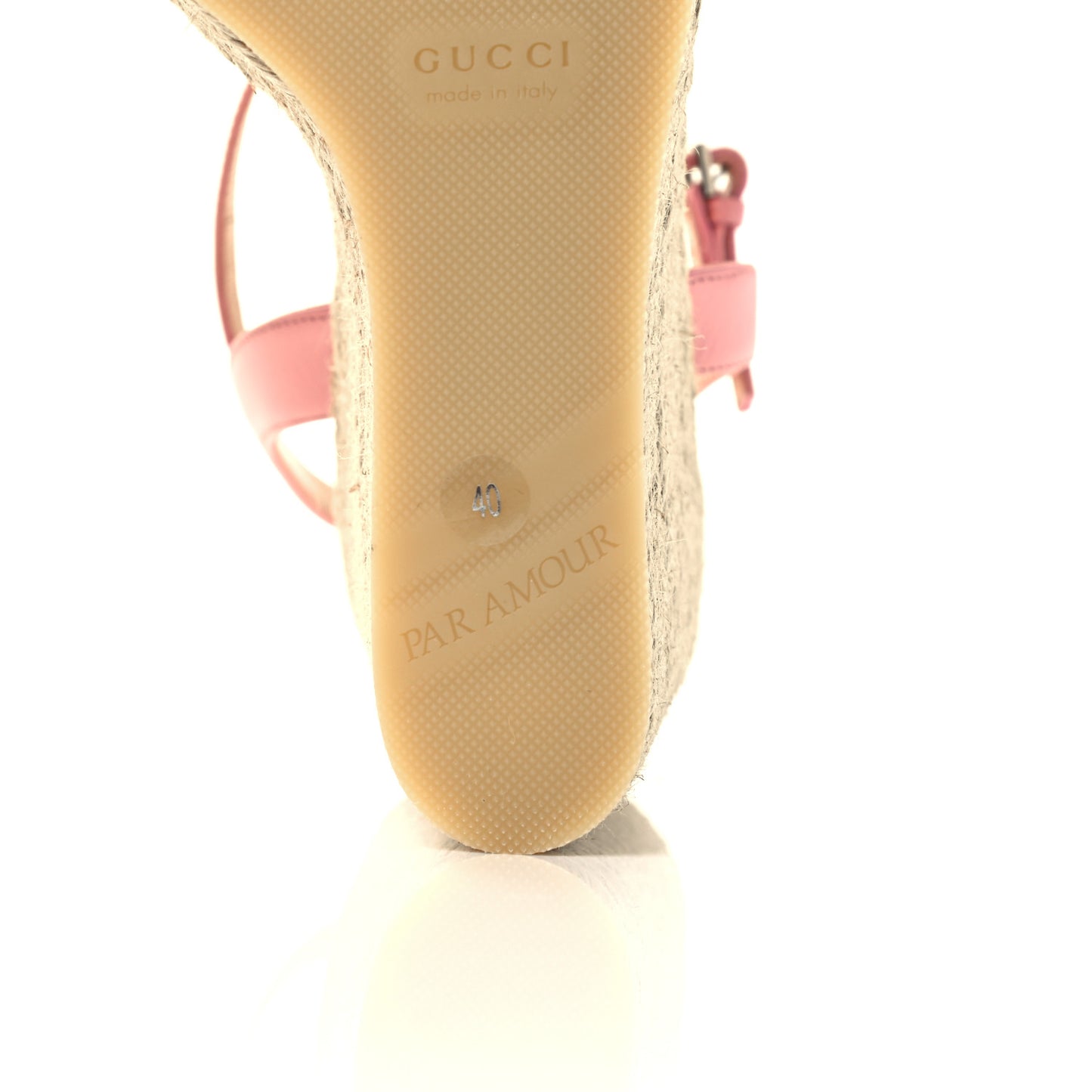 Lifford Calfskin Aitana Espadrille Platform 45/130mm Wedge Sandals 40 Wild Rose
