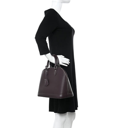 Louis Vuitton Electric Epi Alma PM Prune 2 of 14