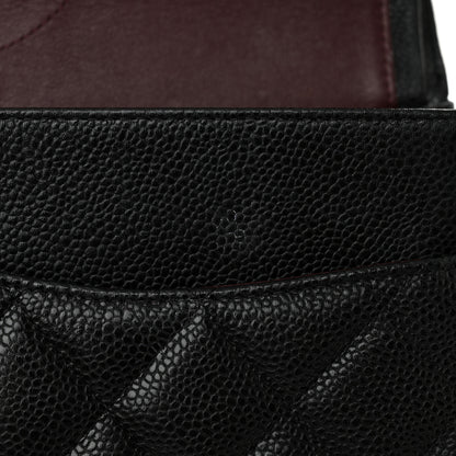 Chanel Caviar Quilted Jumbo Double Flap Black 18 of 18