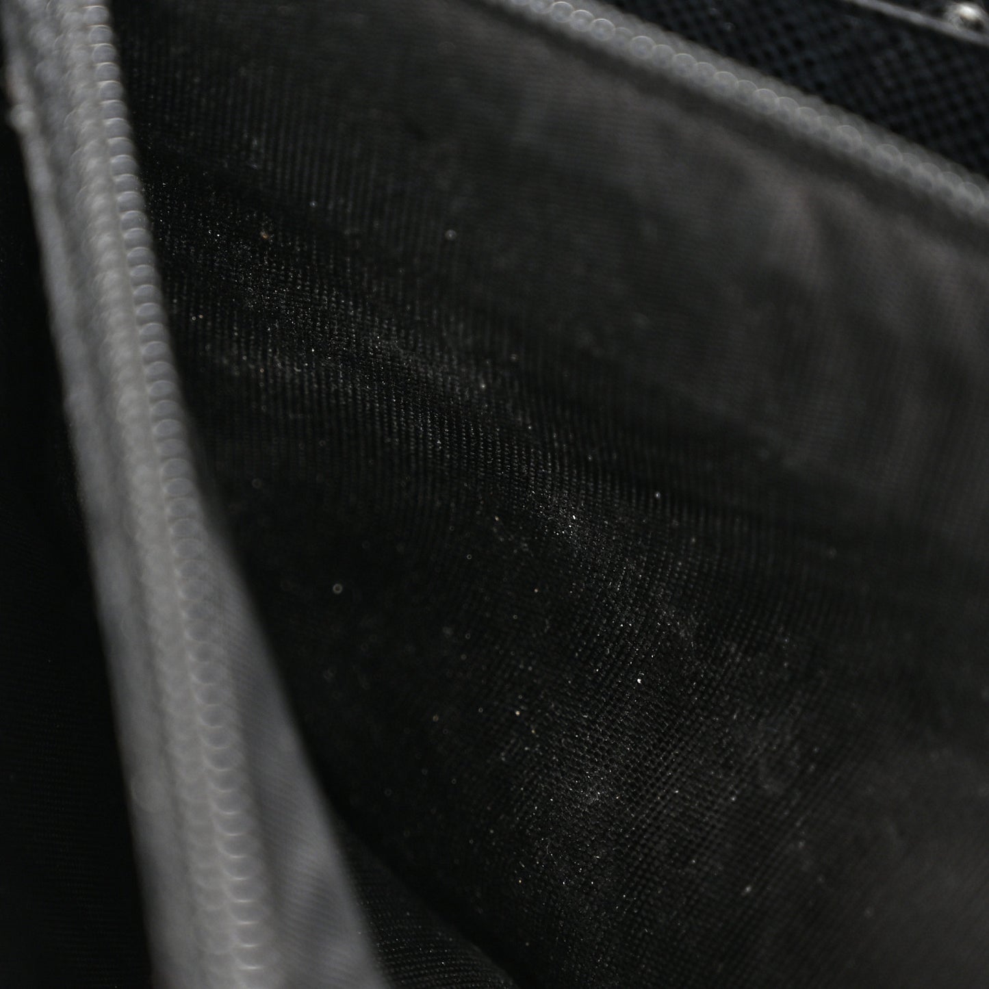 Saffiano Triangle Continental Flap Wallet Black