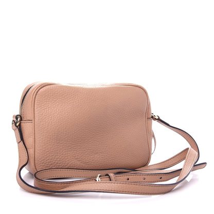 Gucci Pebbled Calfskin Small Soho Disco Bag Rose Beige 3 of 11