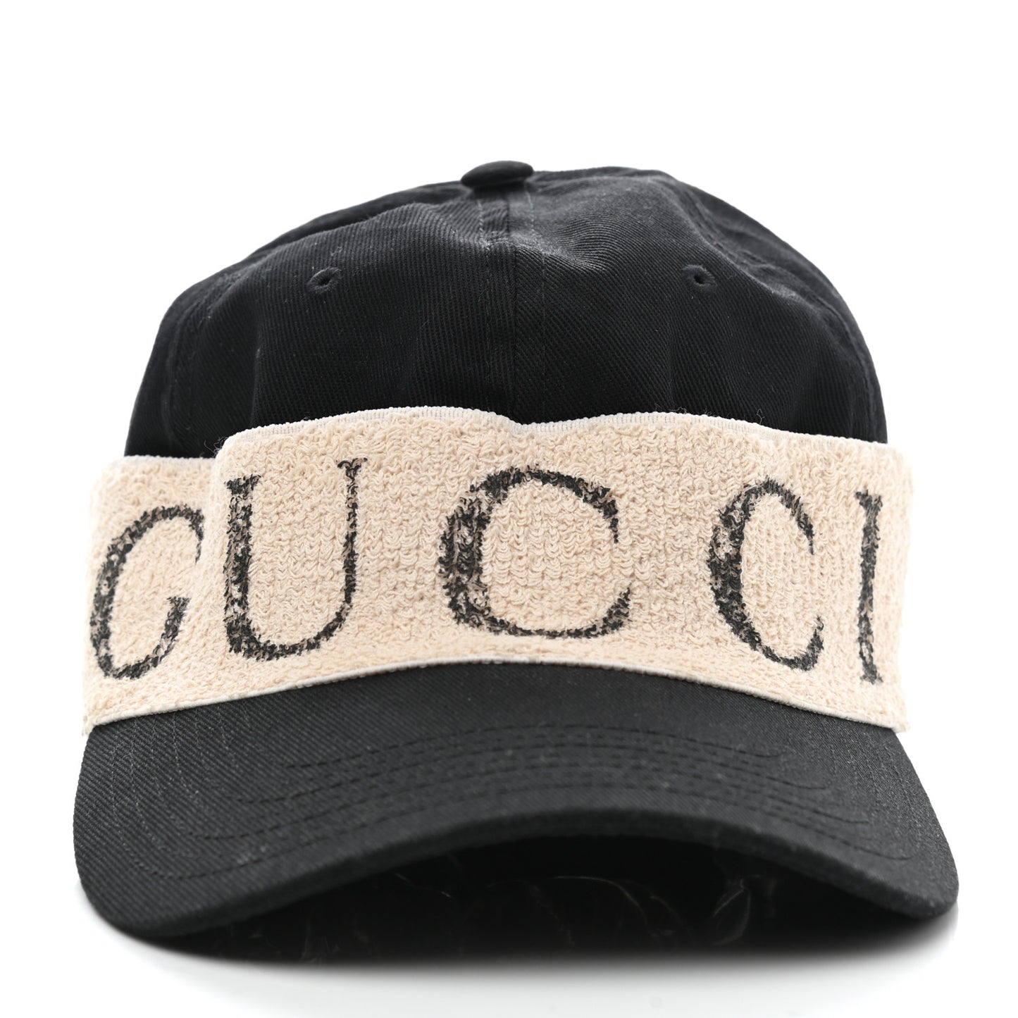 Gabardine Gucci Headband Baseball Hat L Black