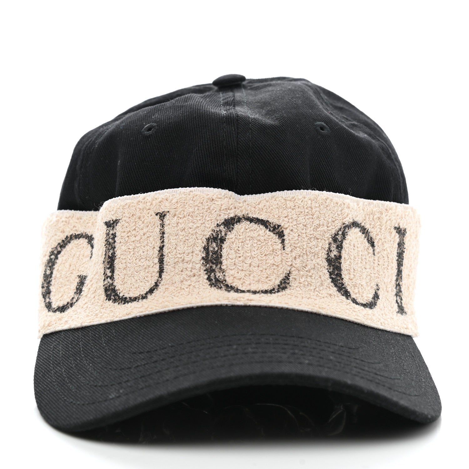 Gucci Gabardine Gucci Headband Baseball Hat L Black 3 of 9
