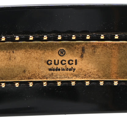 Gucci Resin Crystal Single Hair Barrette Black 3 of 3