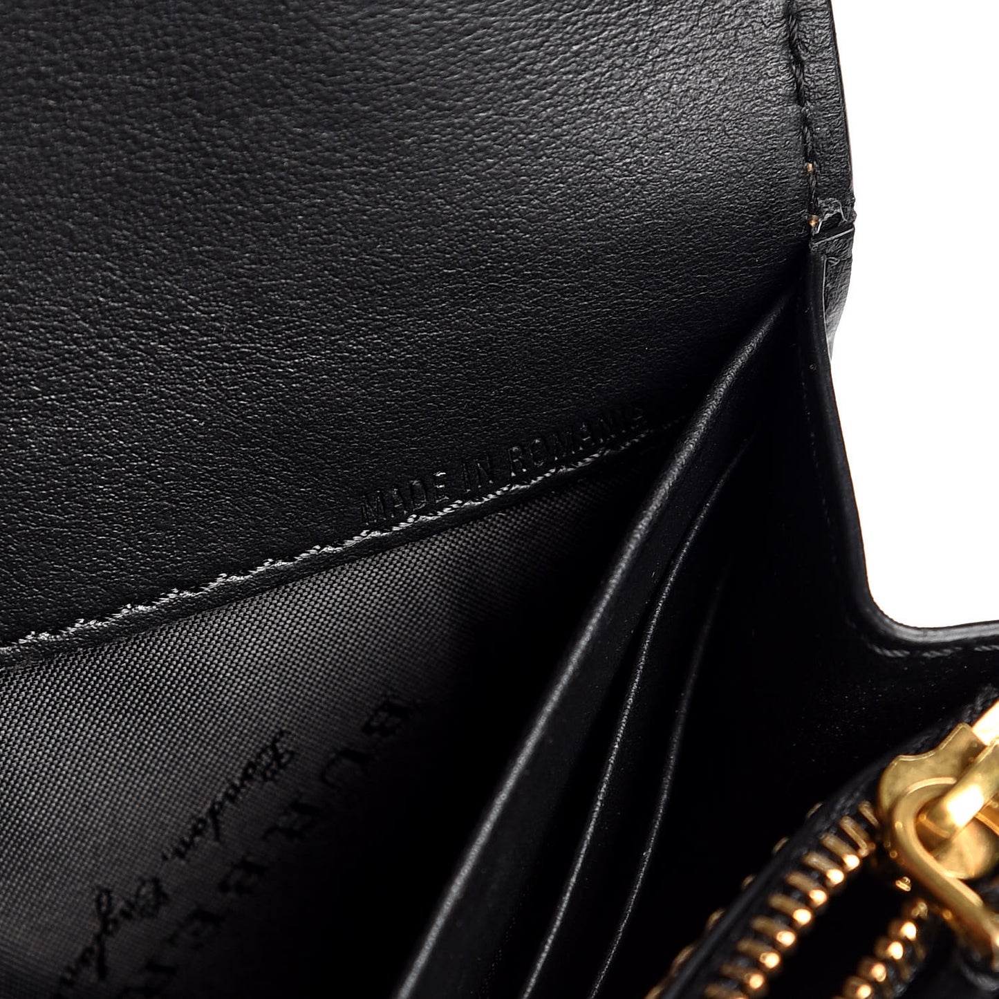 Vintage Check Continental Wallet Black