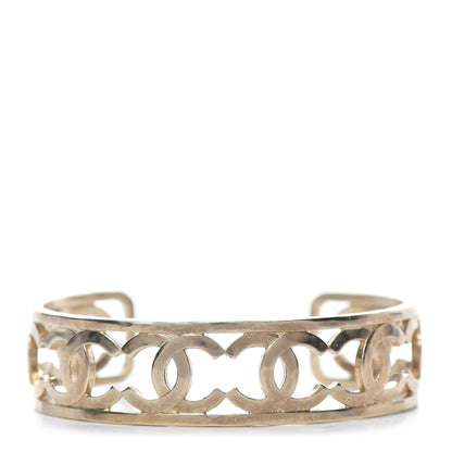 Chanel CC Cuff Bracelet Gold 1 of 5
