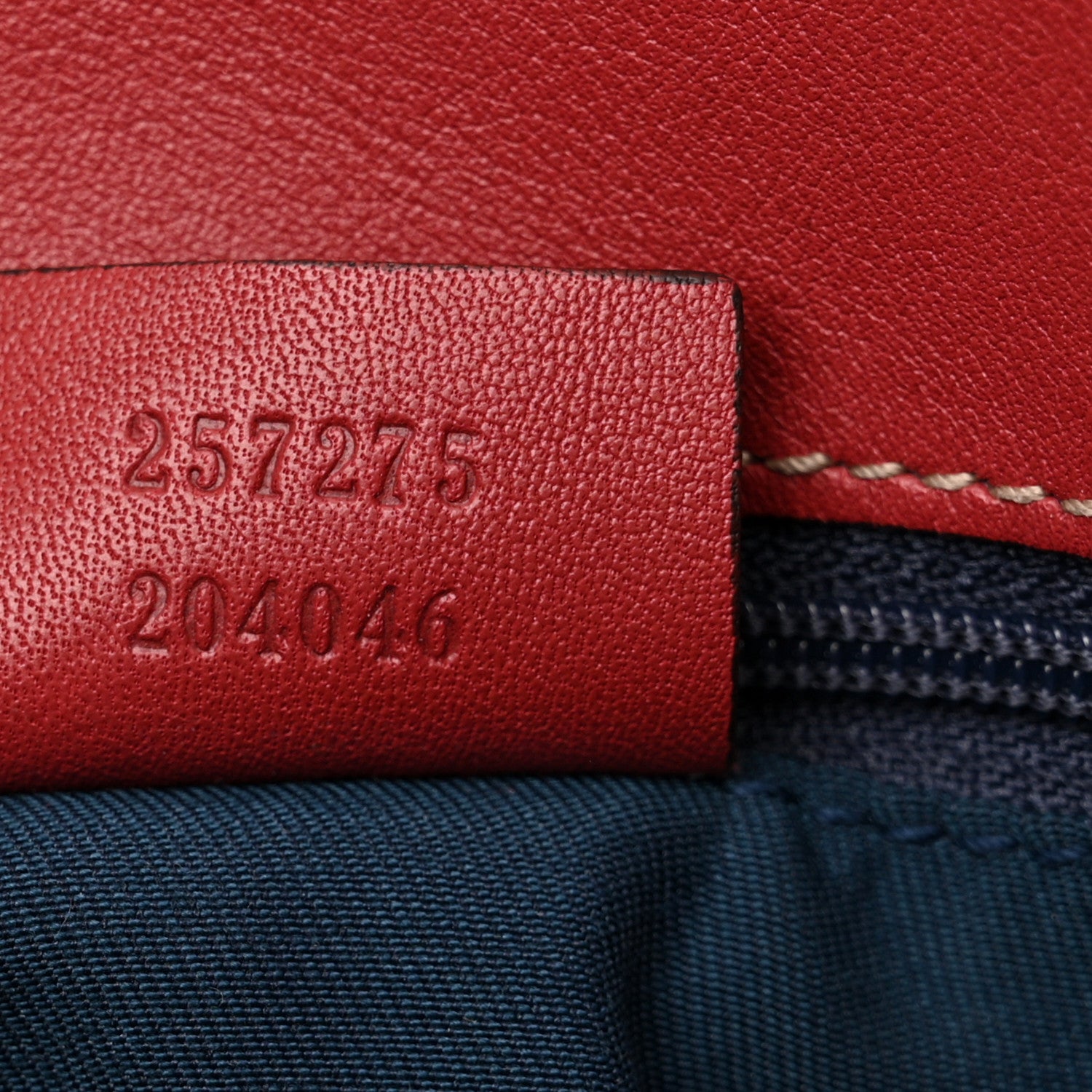 Gucci Guccissima Monogram Gifford Tote Red 7 of 12