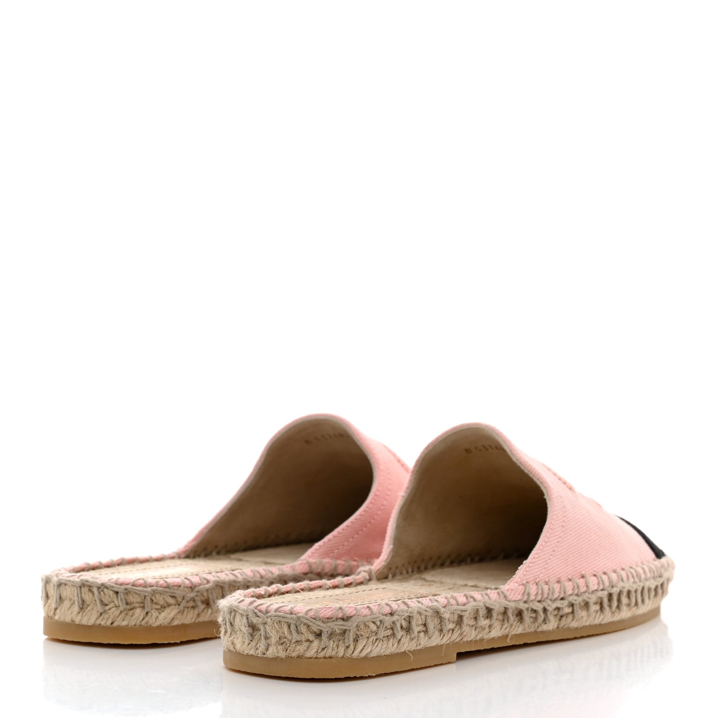 Denim CC Espadrille Mules 35 Pink Black