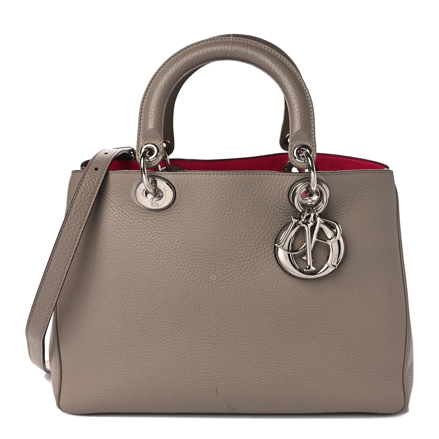 Christian Dior Bullcalf Medium Diorissimo Tote Beige 1 of 13