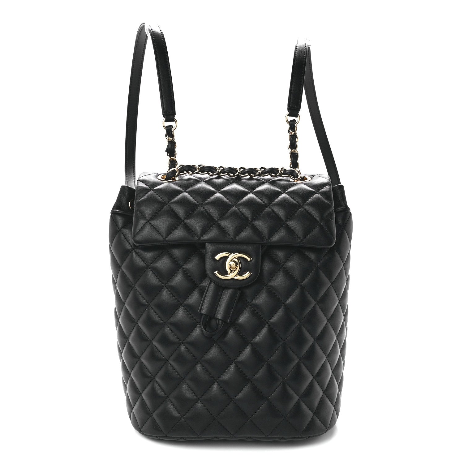 Chanel Lambskin Quilted Small Urban Spirit Backpack Black 1 of 11