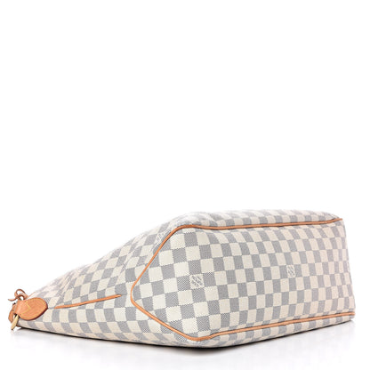 Louis Vuitton Damier Azur Delightful MM Rose Ballerine 4 of 17