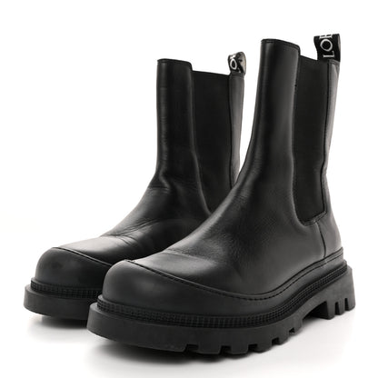 Loewe Calfskin Logo Chelsea Boots 38 Black 3 of 10