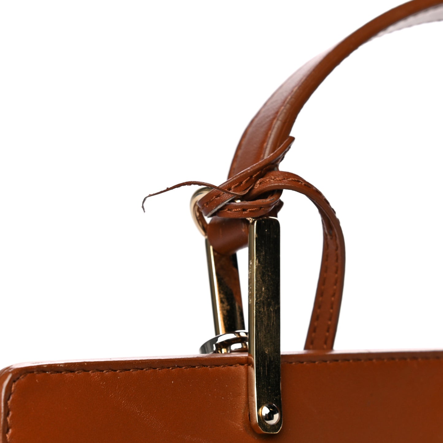 Veau Le Dix M Cartable Shoulder Bag Brown
