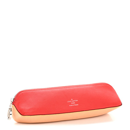 Louis Vuitton Monogram Elizabeth Pencil Pouch Red 3 of 8