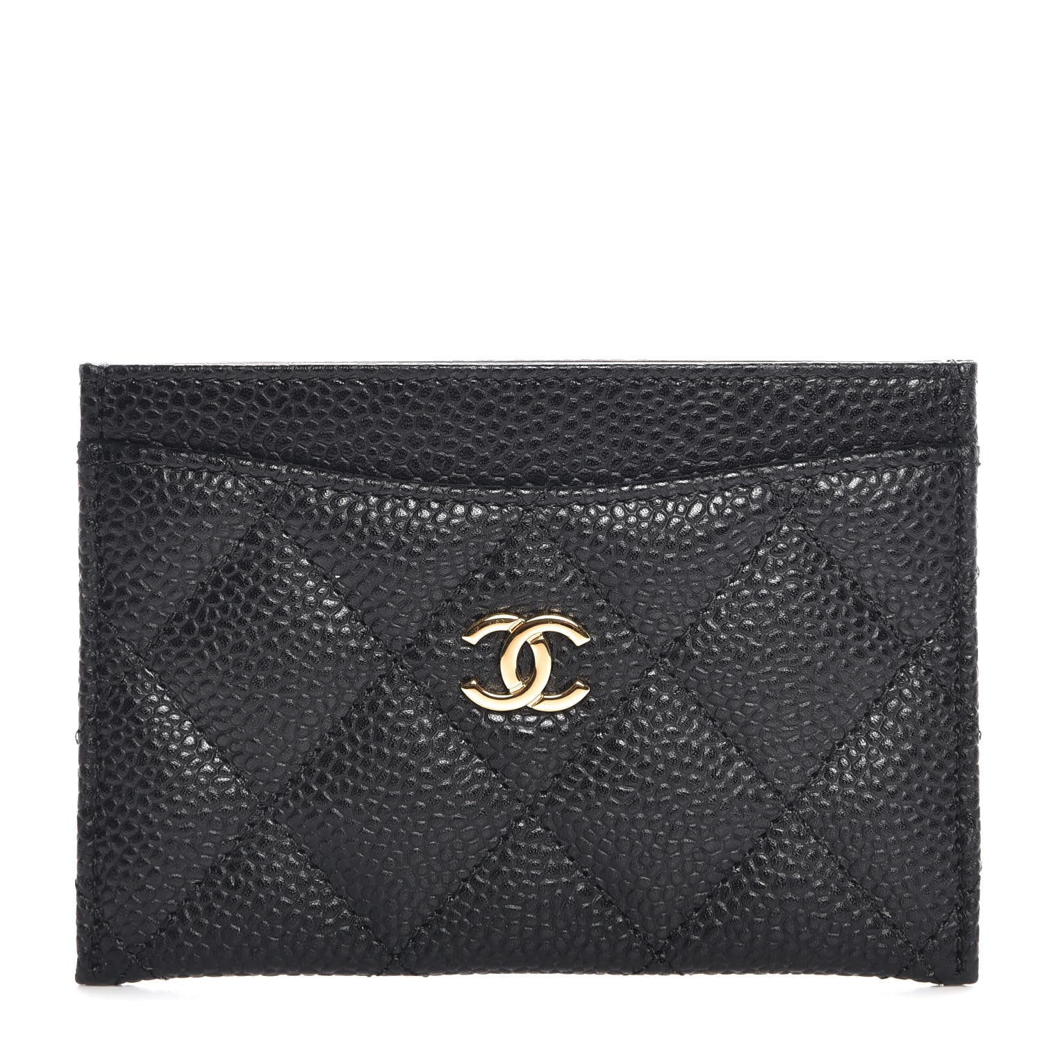 Chanel Caviar Quilted Card Holder Black 1 of 9